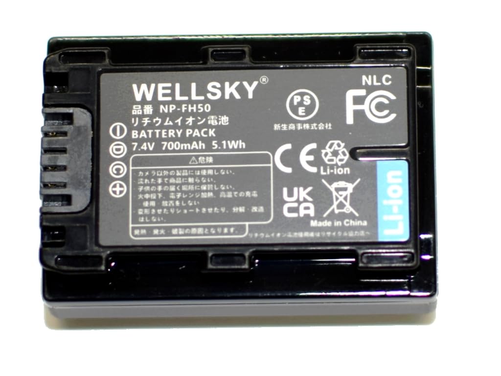 Amazon | NLC NP-FH50 互換バッテリー [ 純正充電器で充電可能 残量